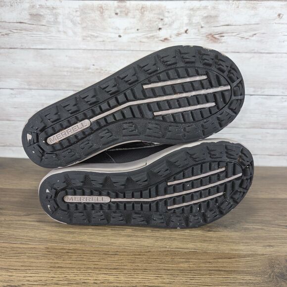 Merrell Kids Snow Storm Boots Size 13 Waterproof Insulated Unisex Black Red - Picture 8 of 9